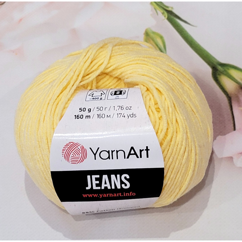 YarnArt Jeans 88 жовтий YarnArt Jeans 88 жовтий