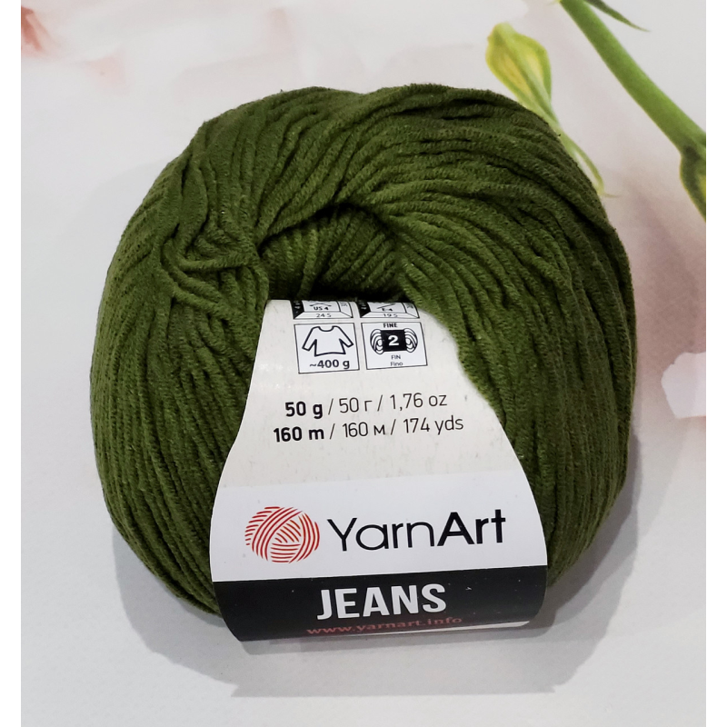 YarnArt Jeans 82 хакі YarnArt Jeans 82 хакі