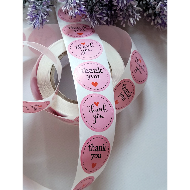 Наклейки Thank you 10 шт. Наклейки Thank you 10 шт.