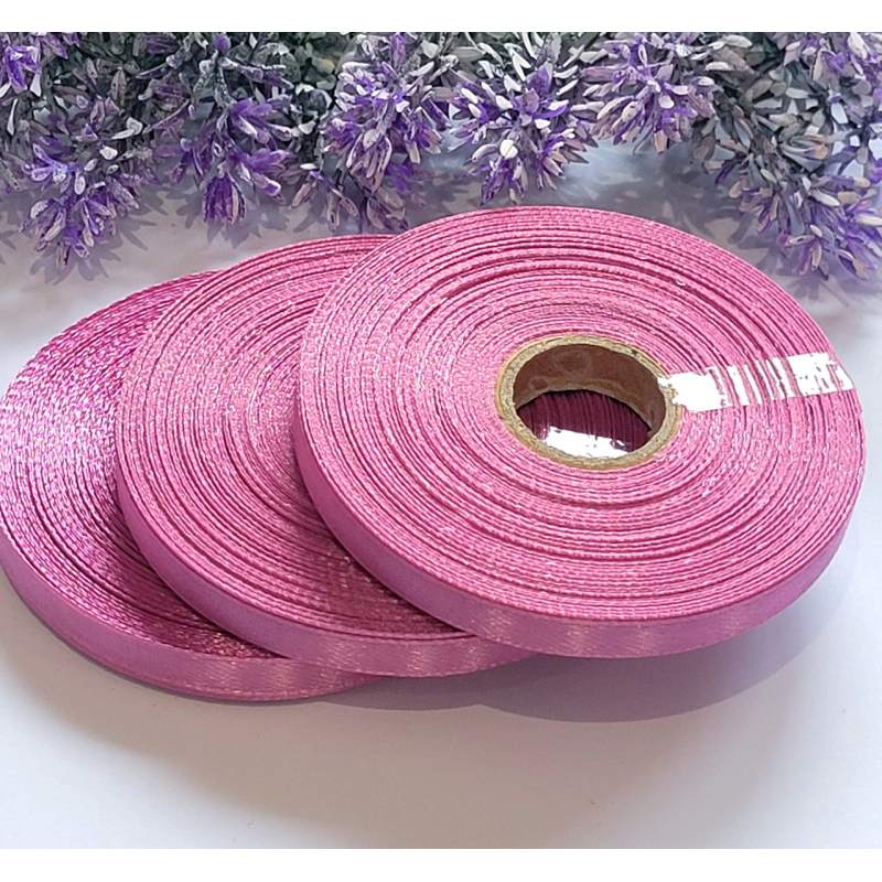 Стрічка атласна 0.6см амарантовий Стрічка атласна 0.6см амарантовий