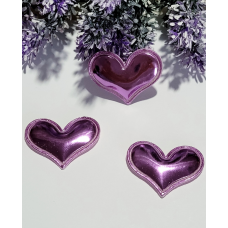 Патч Серце бузковий