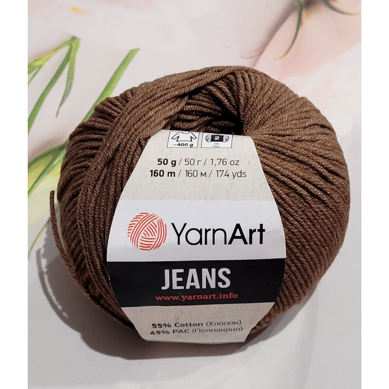 YarnArt Jeans 40 коричневий YarnArt Jeans 40 коричневий