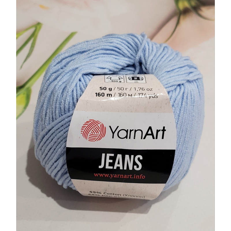 YarnArt Jeans 75 св.голубий YarnArt Jeans 75 св.голубий