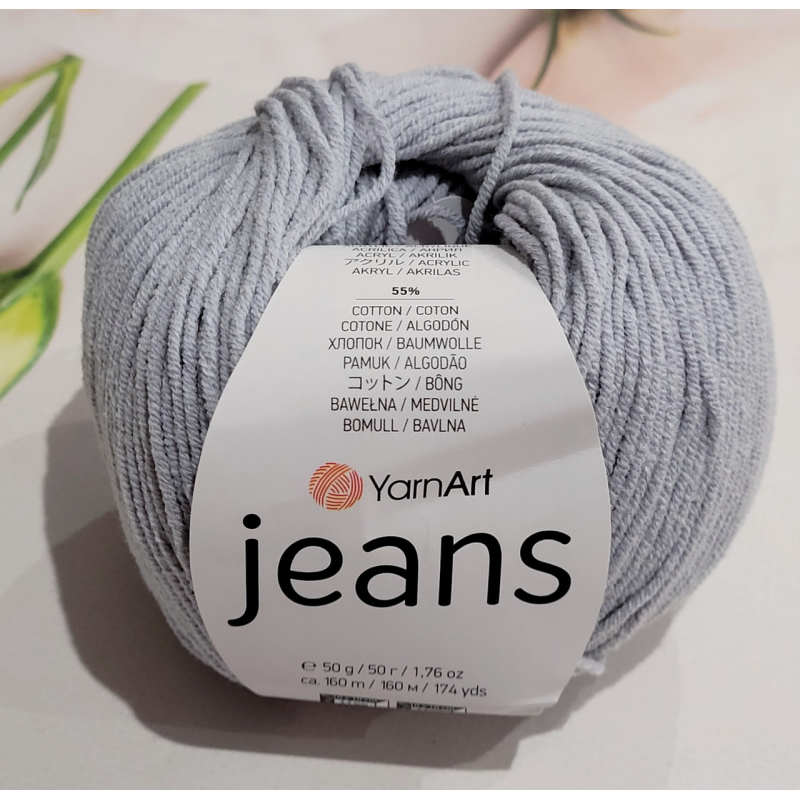 YarnArt Jeans 80 пепельно-сірий YarnArt Jeans 80 пепельно-сірий