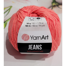 YarnArt Jeans 61 кораловий