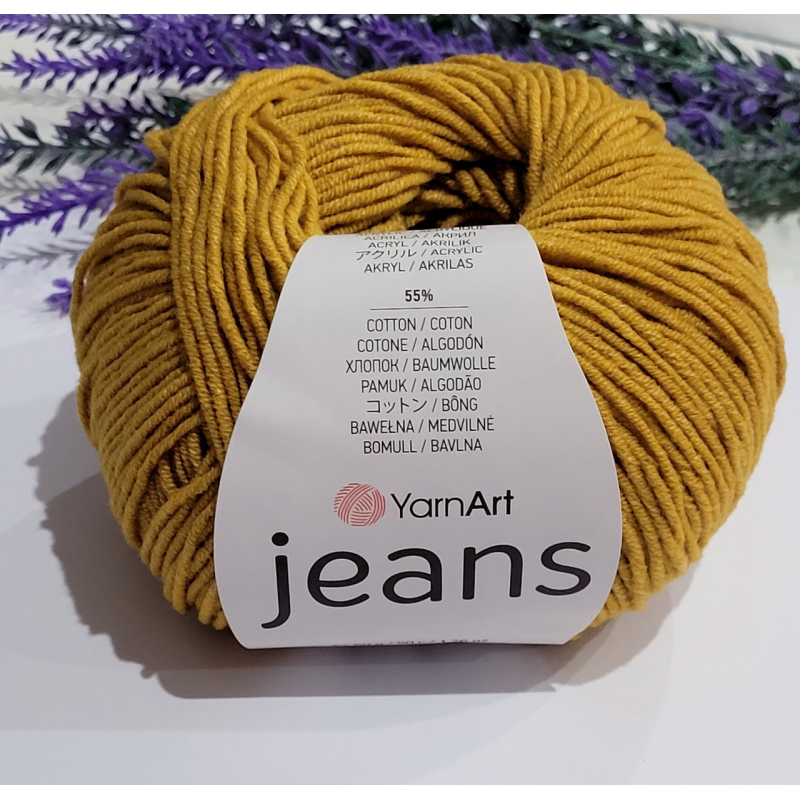 YatnArt Jeans №84 гірчичний YatnArt Jeans №84 гірчичний