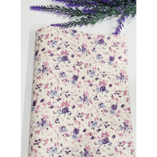 Екошкіра 20×15см Квіти білий