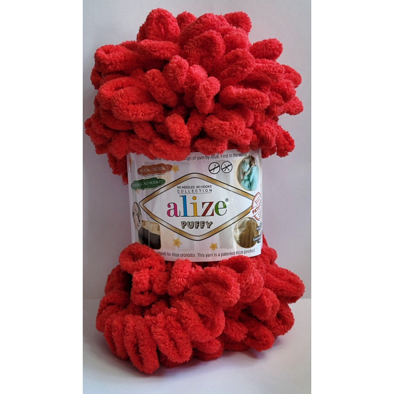 Alize Puffy 56 червоний Alize Puffy 56 червоний