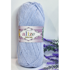 Alize Cotton Gold №513 кристально голубий