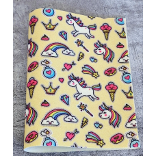 Екошкіра 20×15см Єдиноріжка