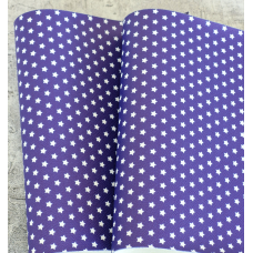 Екошкіра 20×16,5см Зірка фіолетовий