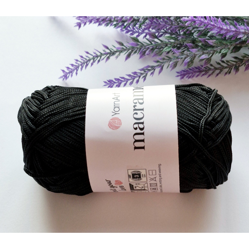 YarnArt Macrame №148 чорний YarnArt Macrame №148 чорний