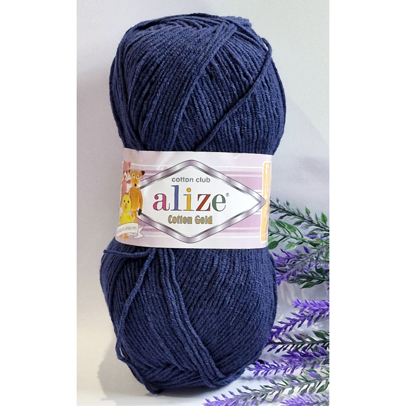 Alize Cotton Gold №58 темно-синій Alize Cotton Gold №58 темно-синій
