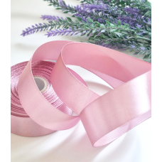 Стрічка атлас 2.5см пудра