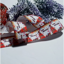 Стрічка  репс Merry Christmasi 2,5см