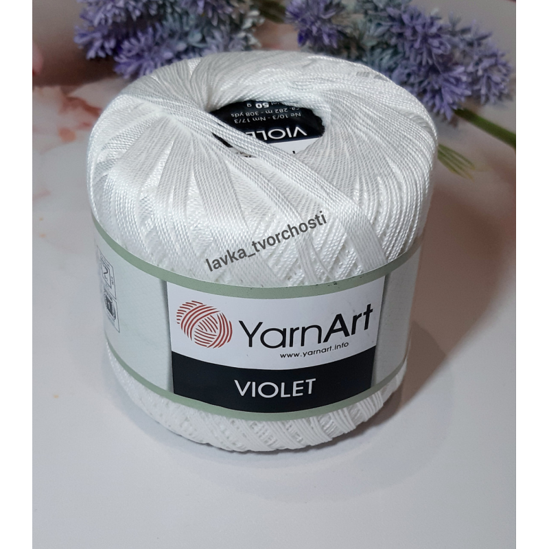 YarnArt Violet №1000-білий YarnArt Violet №1000-білий