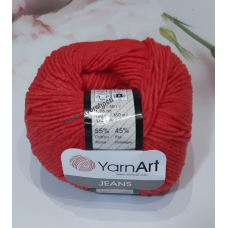 YarnArt Jeans №26-св. червоний
