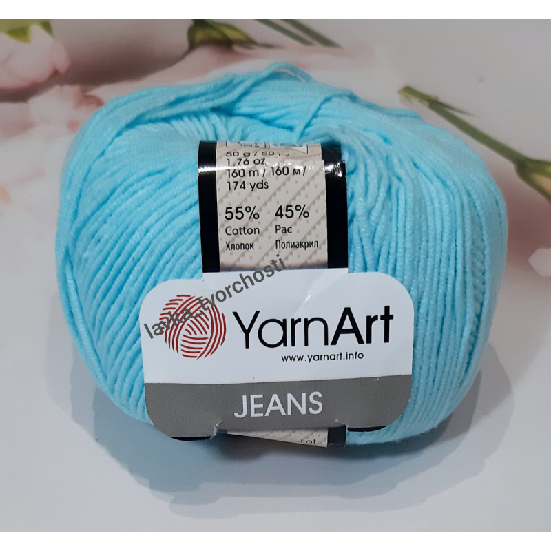 YarnArt Jeans №76-св. бірюзовий YarnArt Jeans №76-св. бірюзовий