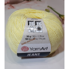YarnArt Jeans №67  світло-жовтий