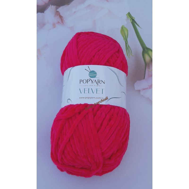 Popyarn Velvet №005 малиновий Popyarn Velvet №005 малиновий